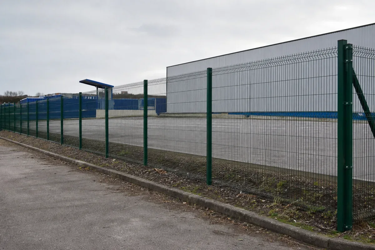 Commercial fencing installed at a Barnsley business premises